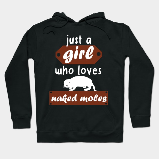 Girl Loves Naked mole naked mole rat women gift Hoodie by FindYourFavouriteDesign